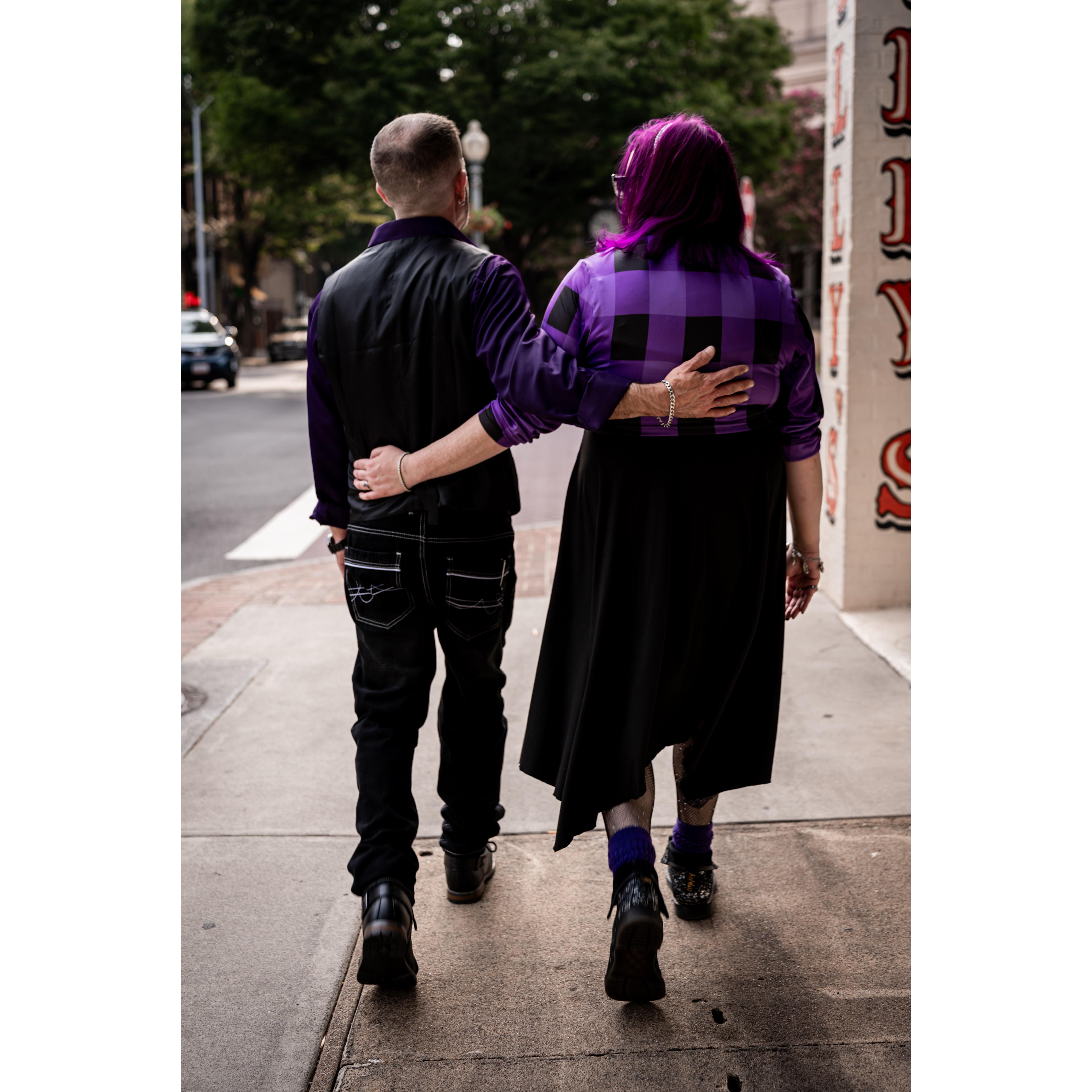 Walking in step with you, side by side forever.