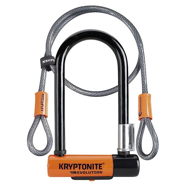 Kryptonite Evolution 11-14mm U-Lock with FlexFrame-U Bracket