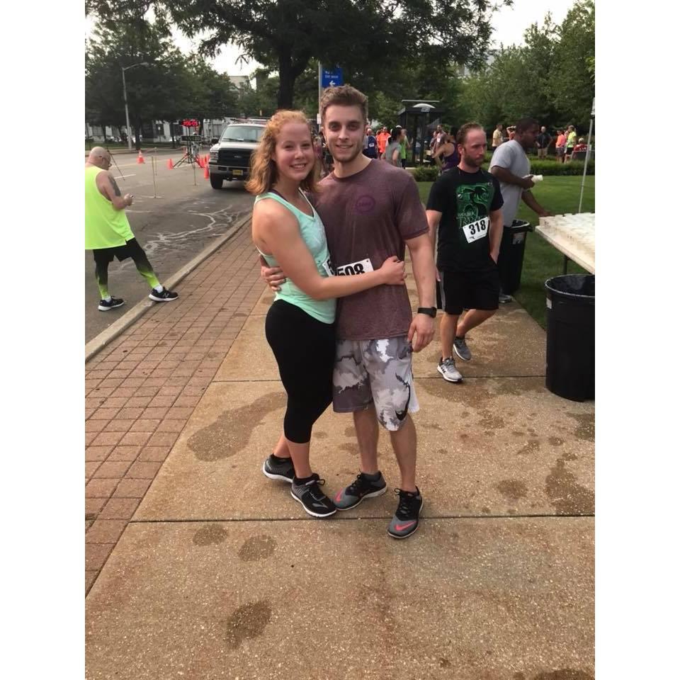 First 5k together. Summer 2018