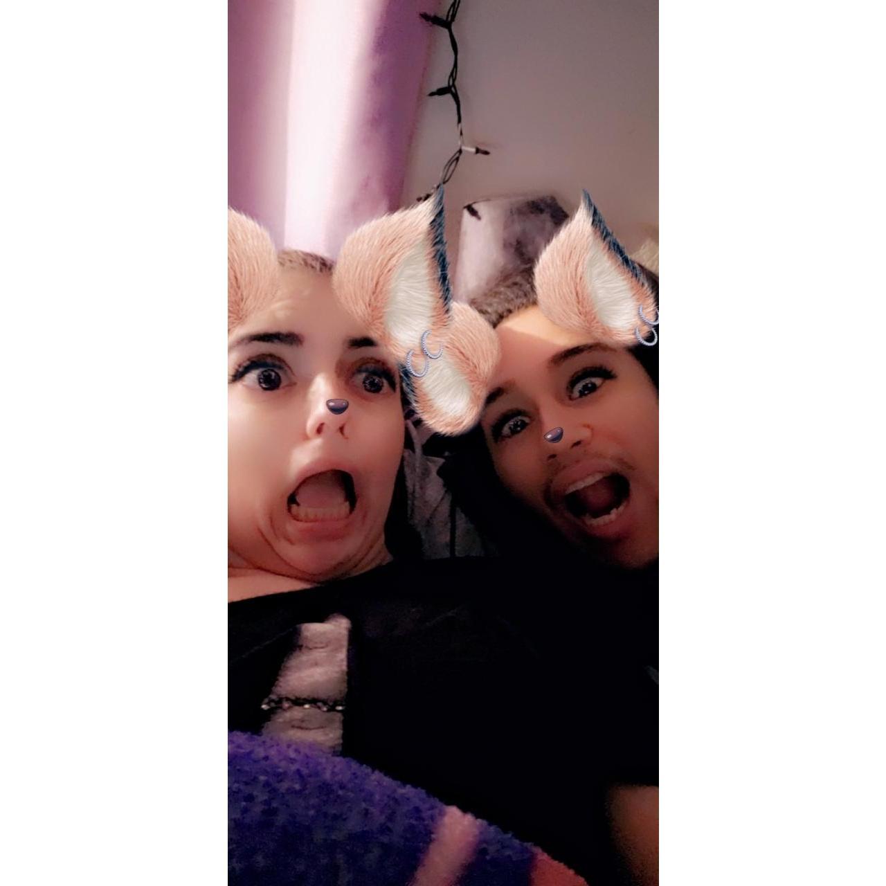 Since we dated through COVID, we had to find something fun to do! So we played with Snapchat filters...A LOT...