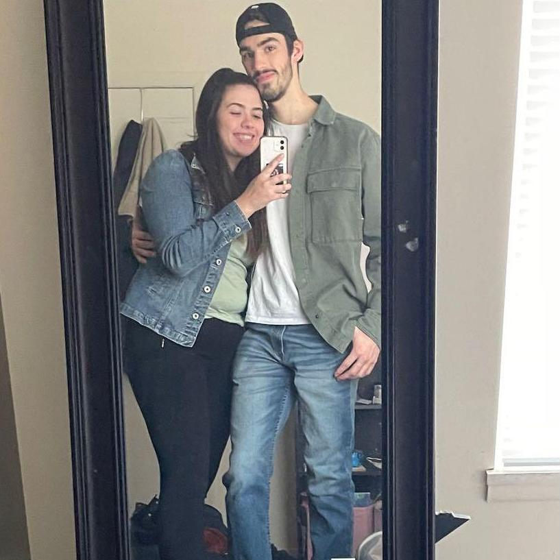 Tobias let Mira pick out a new jacket for him and then style an outfit, can ya tell?