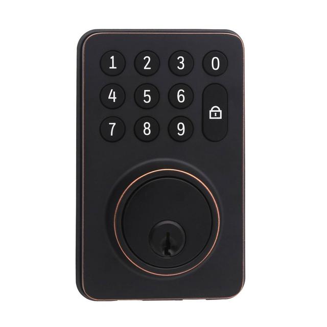 Honeywell Digital Deadbolt Door Lock with Electronic Keypad - Oil Rubbed Bronze