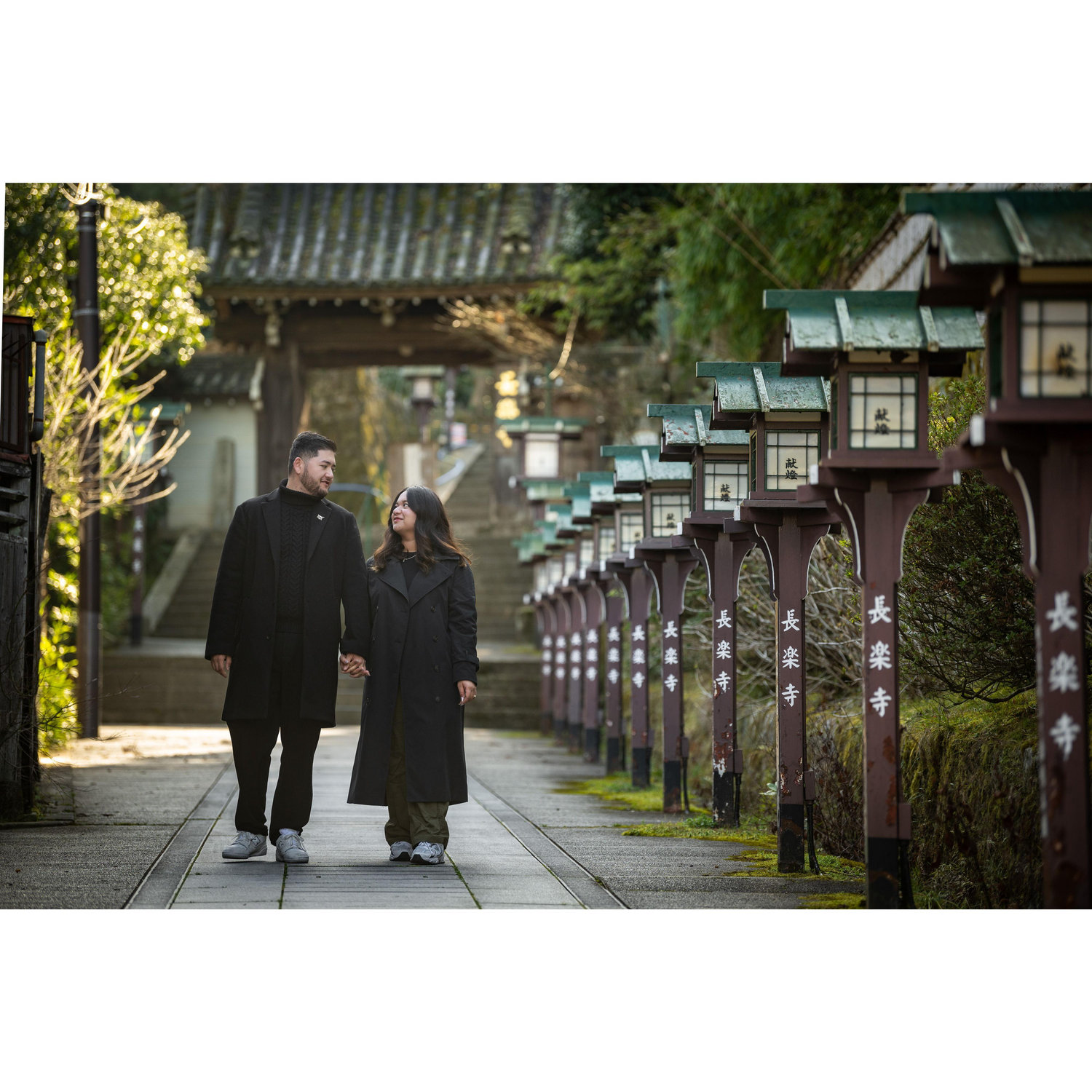 Our engagement in Kyoto, Japan