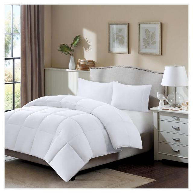 Longford All season Stain Release 3M Scotchgard Cotton Twill Down Blend Comforter (Full/Queen)White