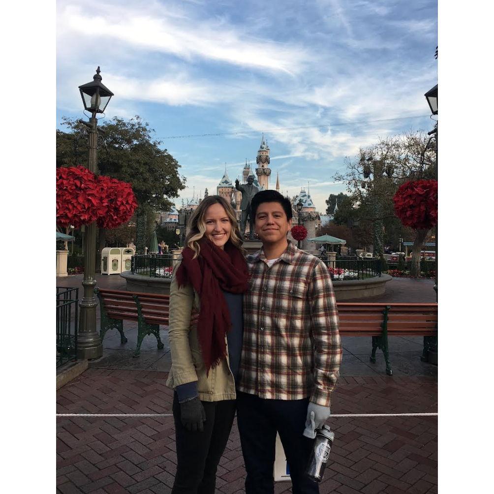 Our first trip to Disneyland together in 2017