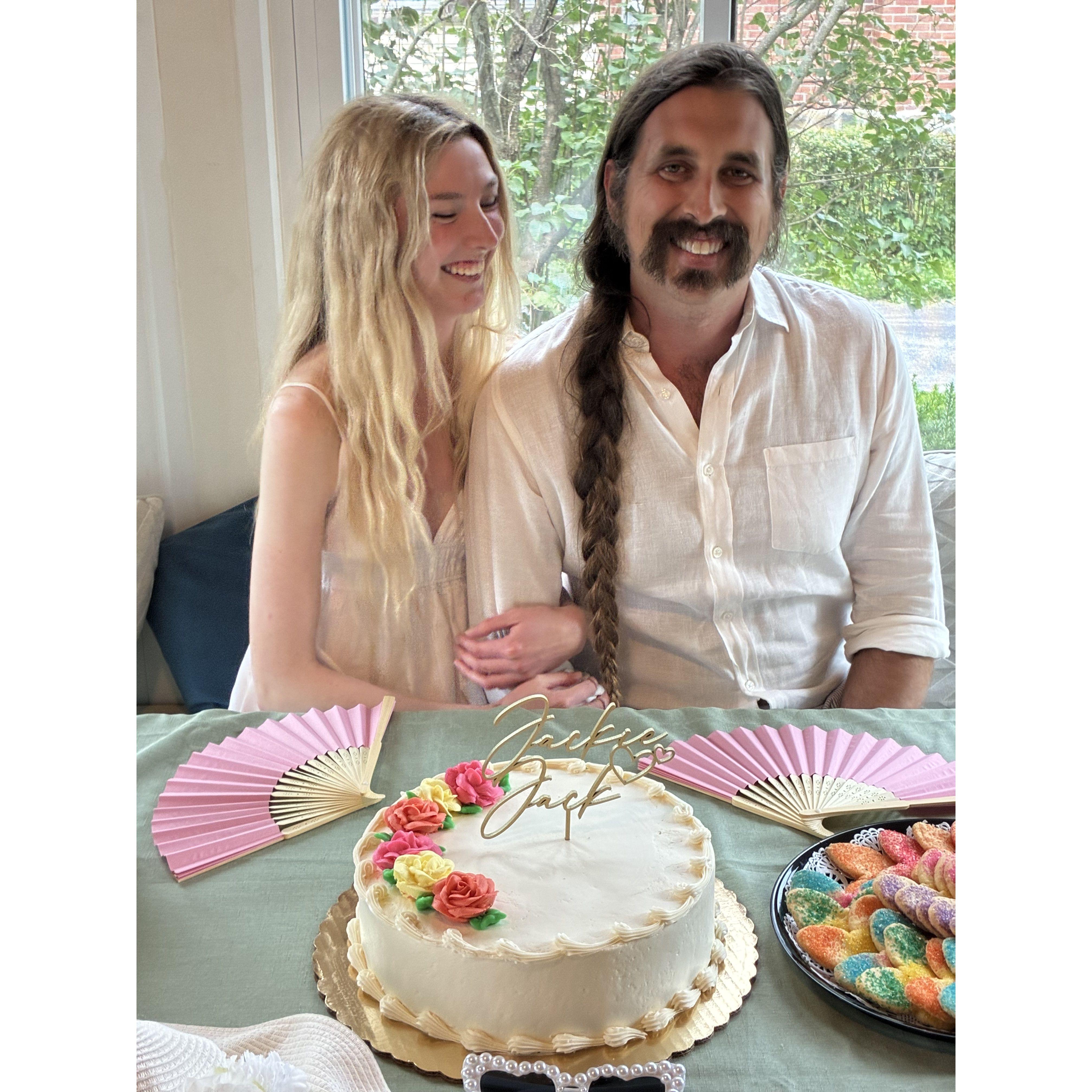 Jack came to my bridal shower to say hi :)