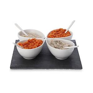 Maxwell & Williams™ White Basics Slate 9-Piece Square Teardrop Dipping Set