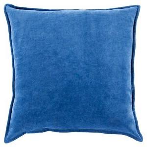Blue Velizh Handmade Throw Pillow (18"x18"x4") - Surya