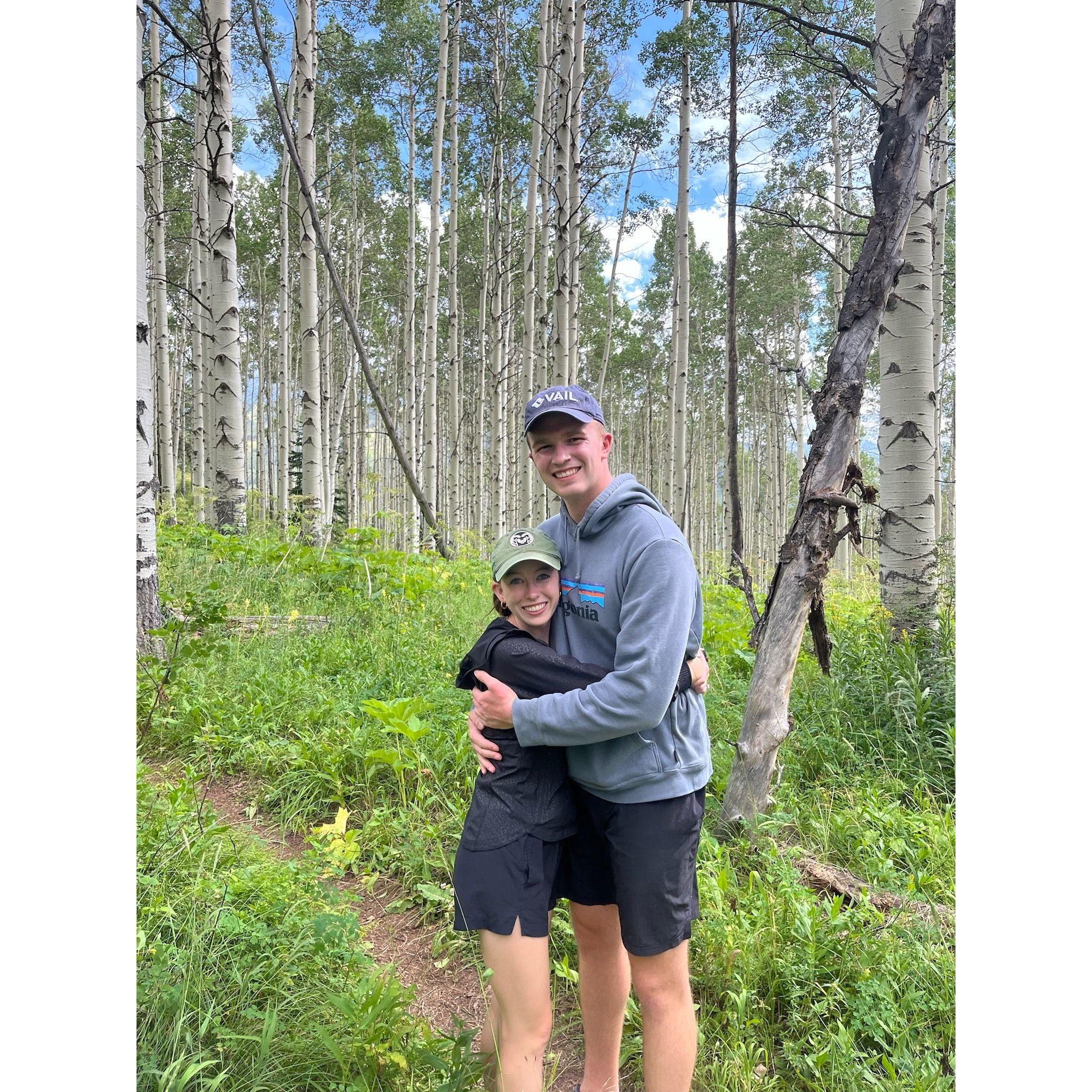 Post-proposal hike!