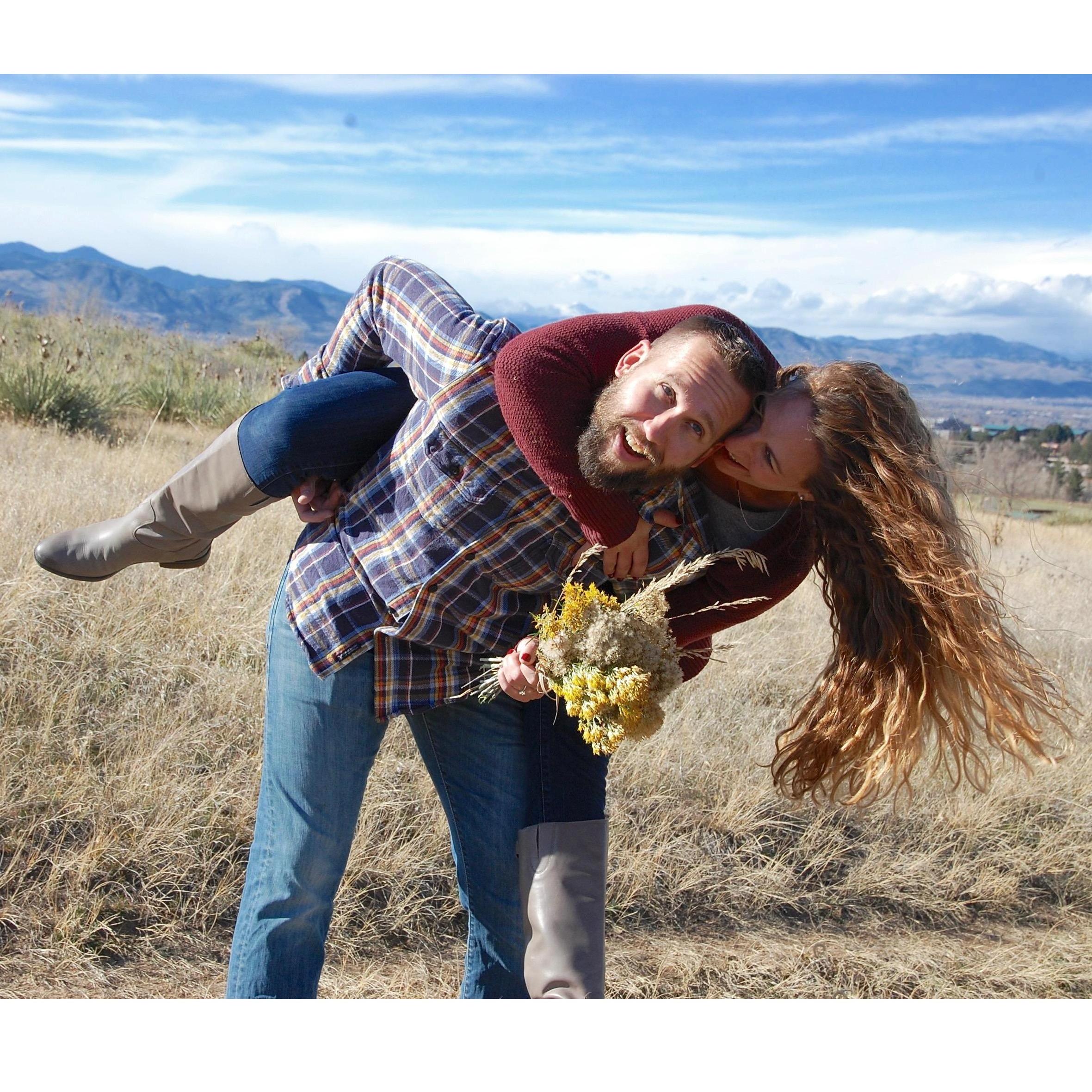 Engagement Photo Op; Courtesy of Ross, Cassie and Erin, November 4, 2017