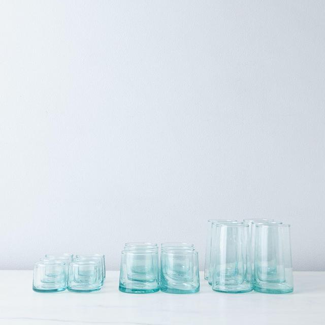 Handblown Moroccan Glasses (Set of 6) Tall