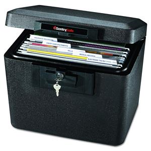 SENTRY-1170 - SentrySafe Fire Safe, Fire Resistant File Safe, 0.61 Cubic Feet, 1170BLK