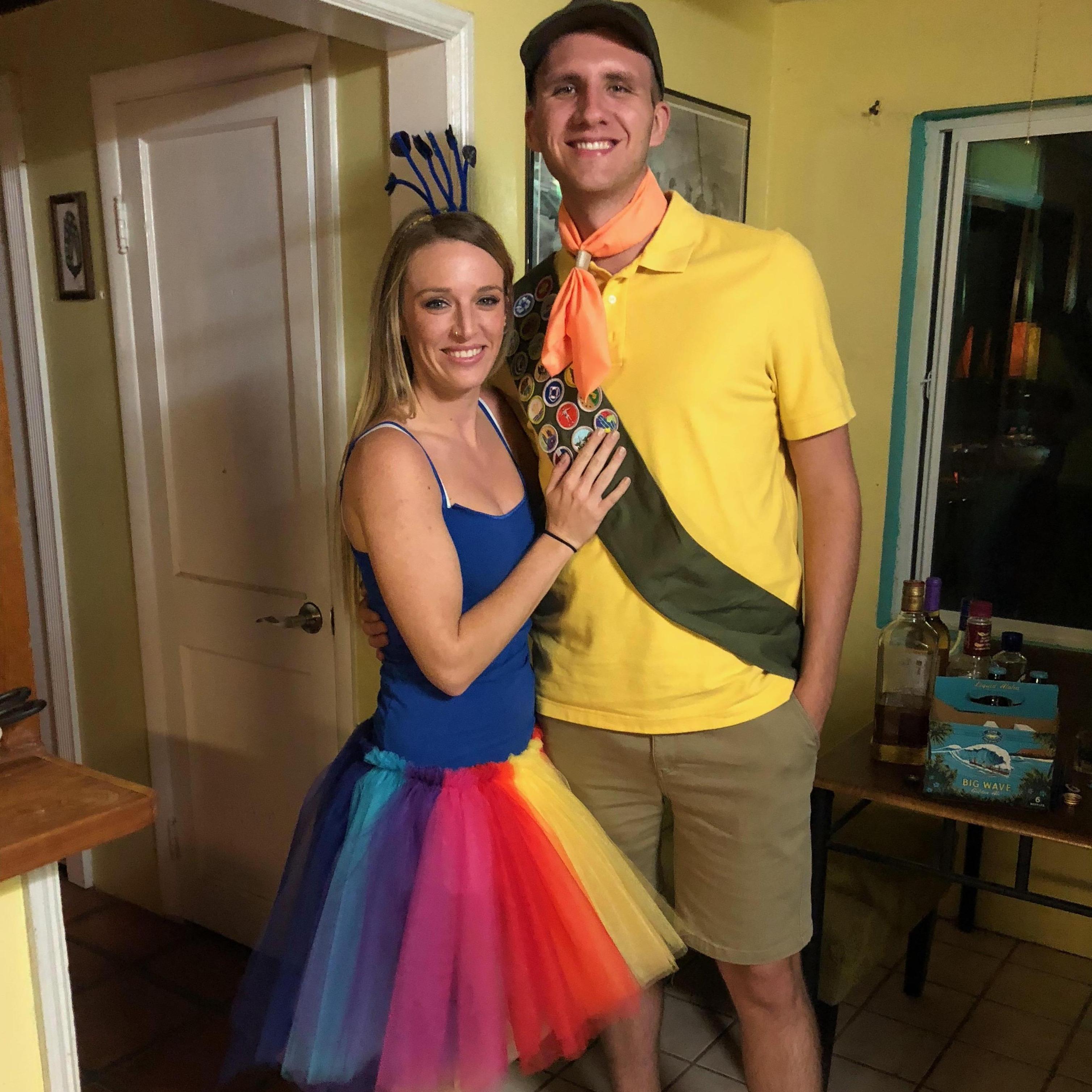 Our first Halloween together as Kevin and Russell from Up!