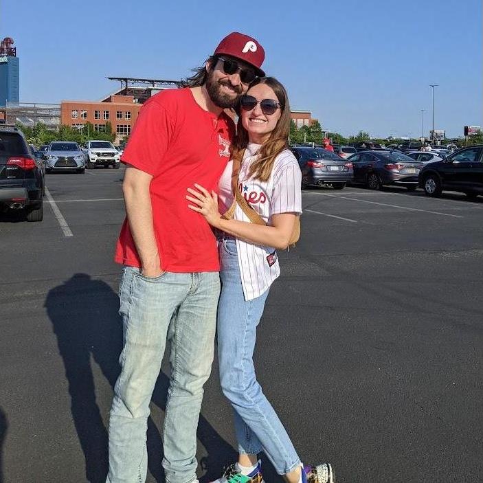 at a phillies game (go phils!), 2021