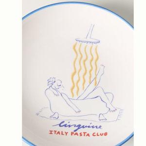 Das Rotes Rabbit Italian Earthenware Pasta Bowl Linguine