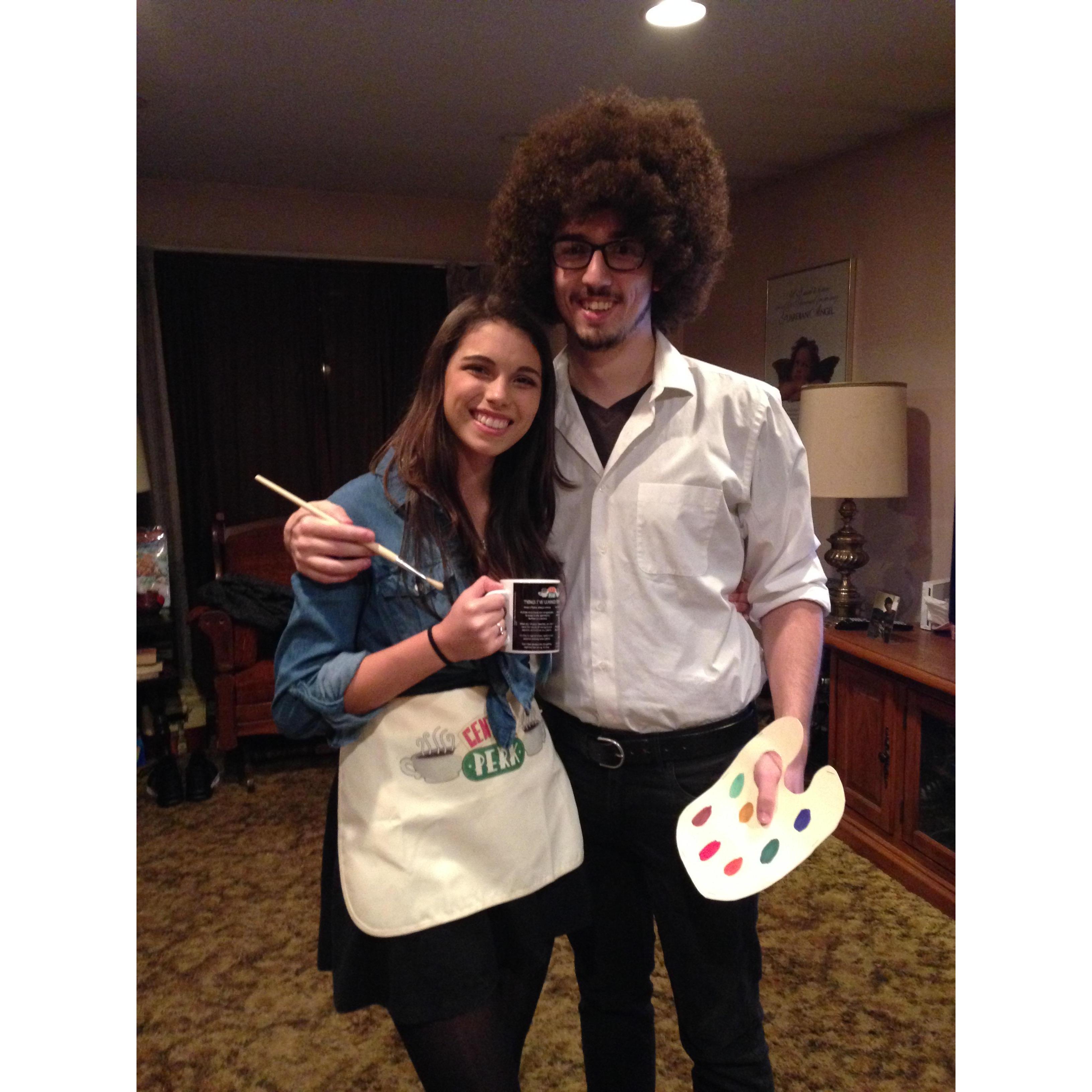 (Bob) Ross and Rachel from Friends - Halloween 2017