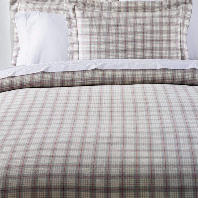 Heritage Chamois Flannel Comforter Cover Collection, Plaid