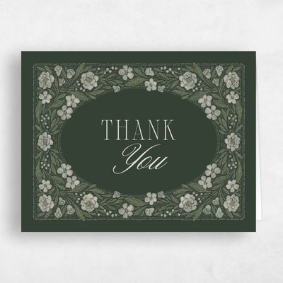 Deep Forest, Green Wedding Thank You - Persephone Landscape
