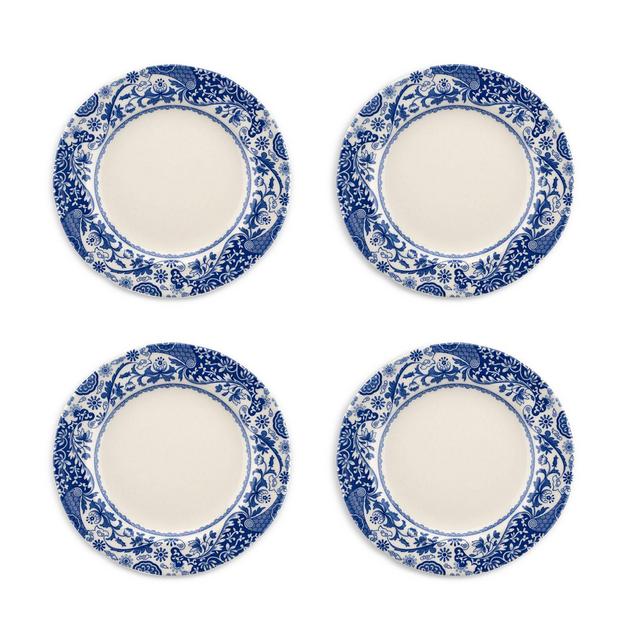 Spode Blue Italian Brocato Salad Plate, Set of 4