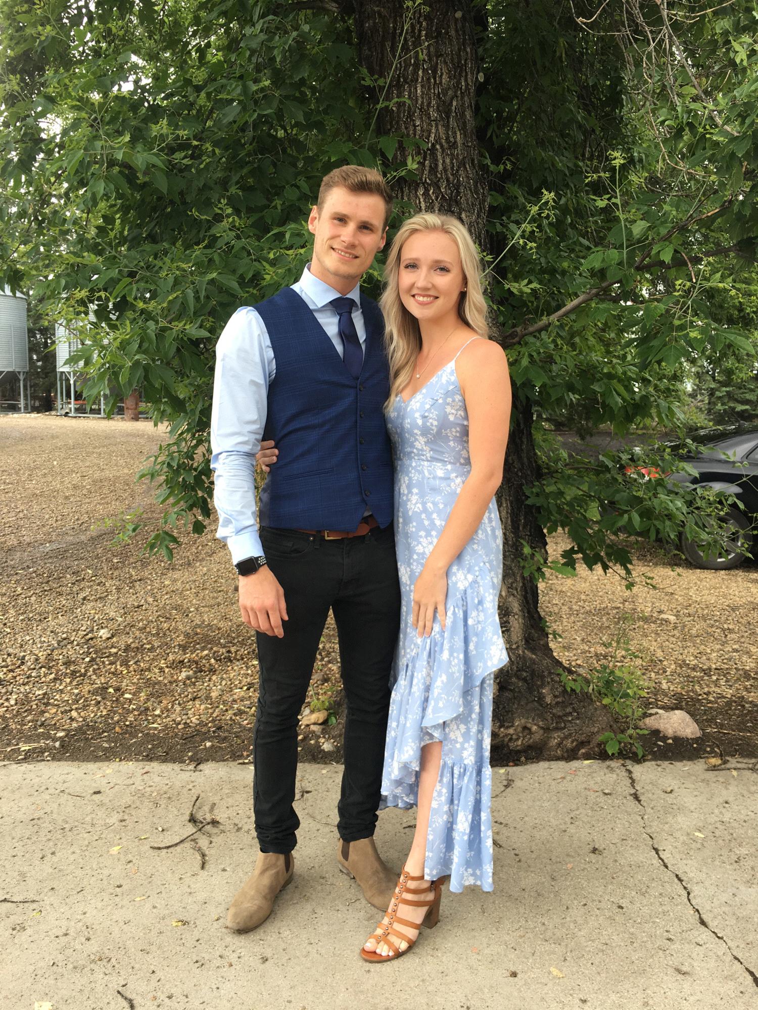 All dressed up for my cousin's wedding in Saskatchewan, Canada