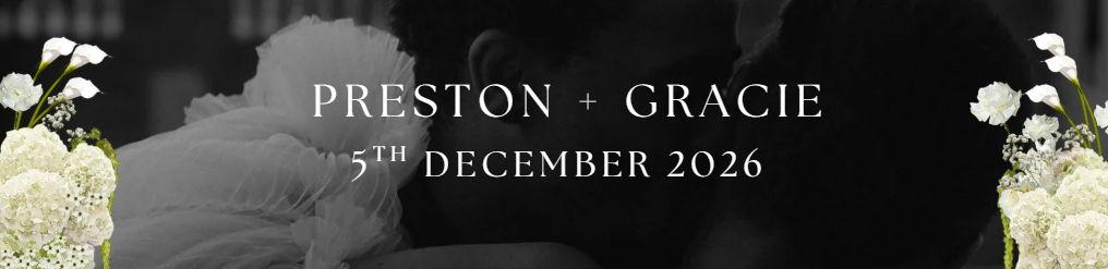 The Wedding Website of Preston Shirey and Gracie Collins