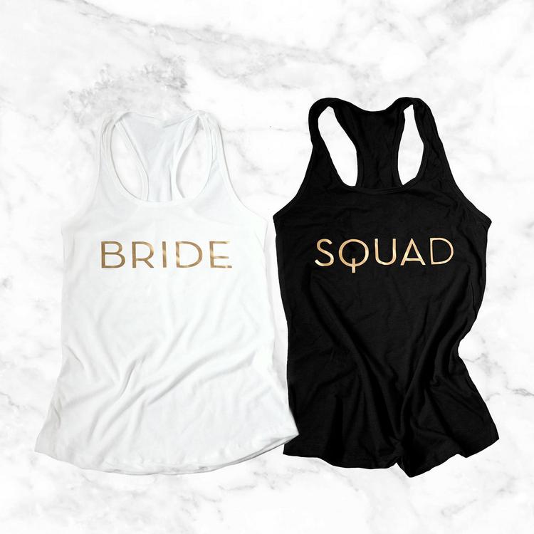 Foxblossom Bachelorette Party Bride Tank Top Zola