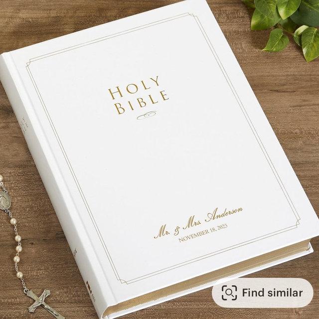 Personalized Holy Bible-From Etsy
