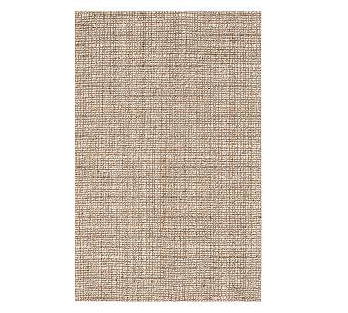 Chunky Wool & Jute Rug - Natural