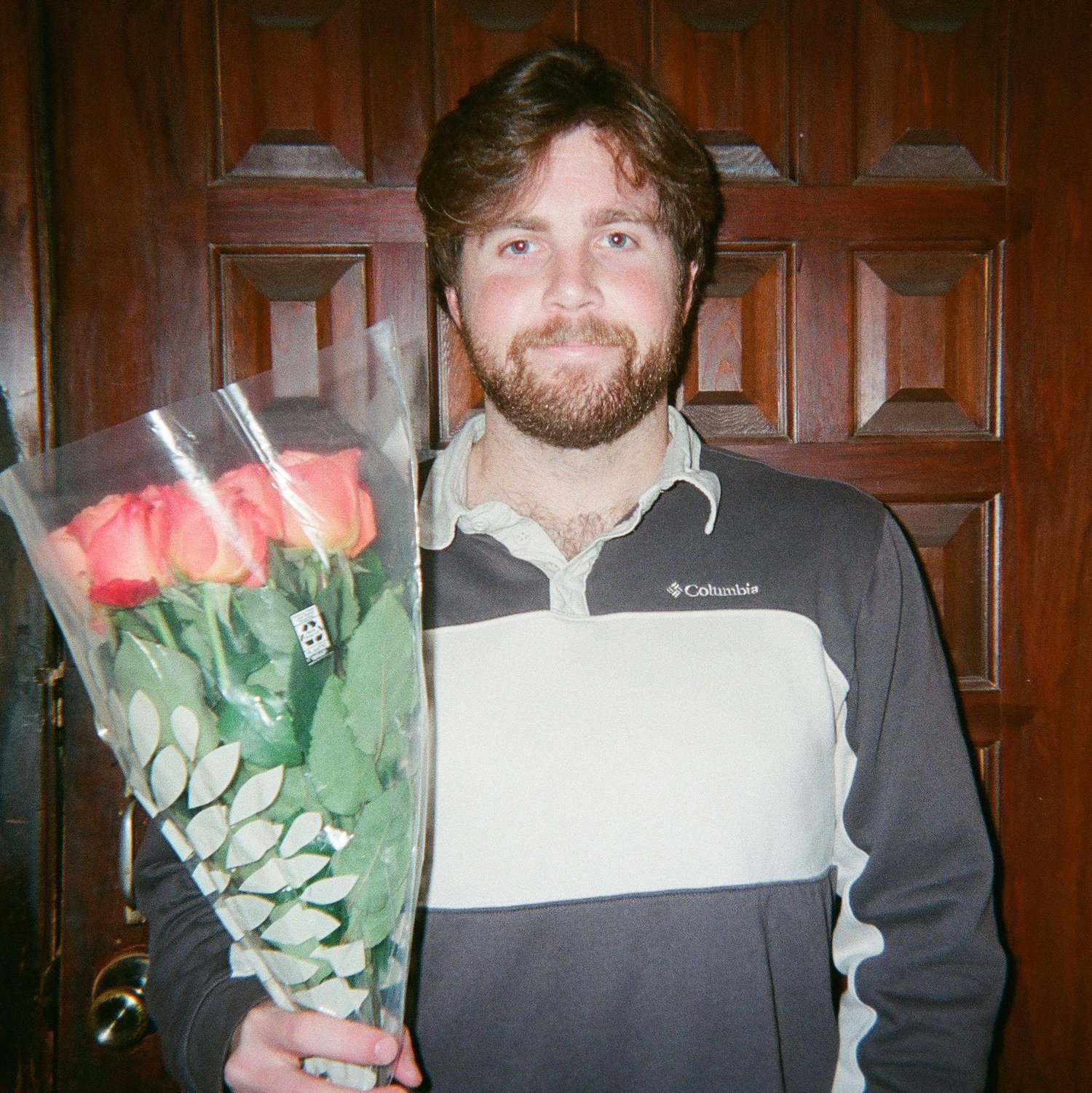 Travis brings flowers :)