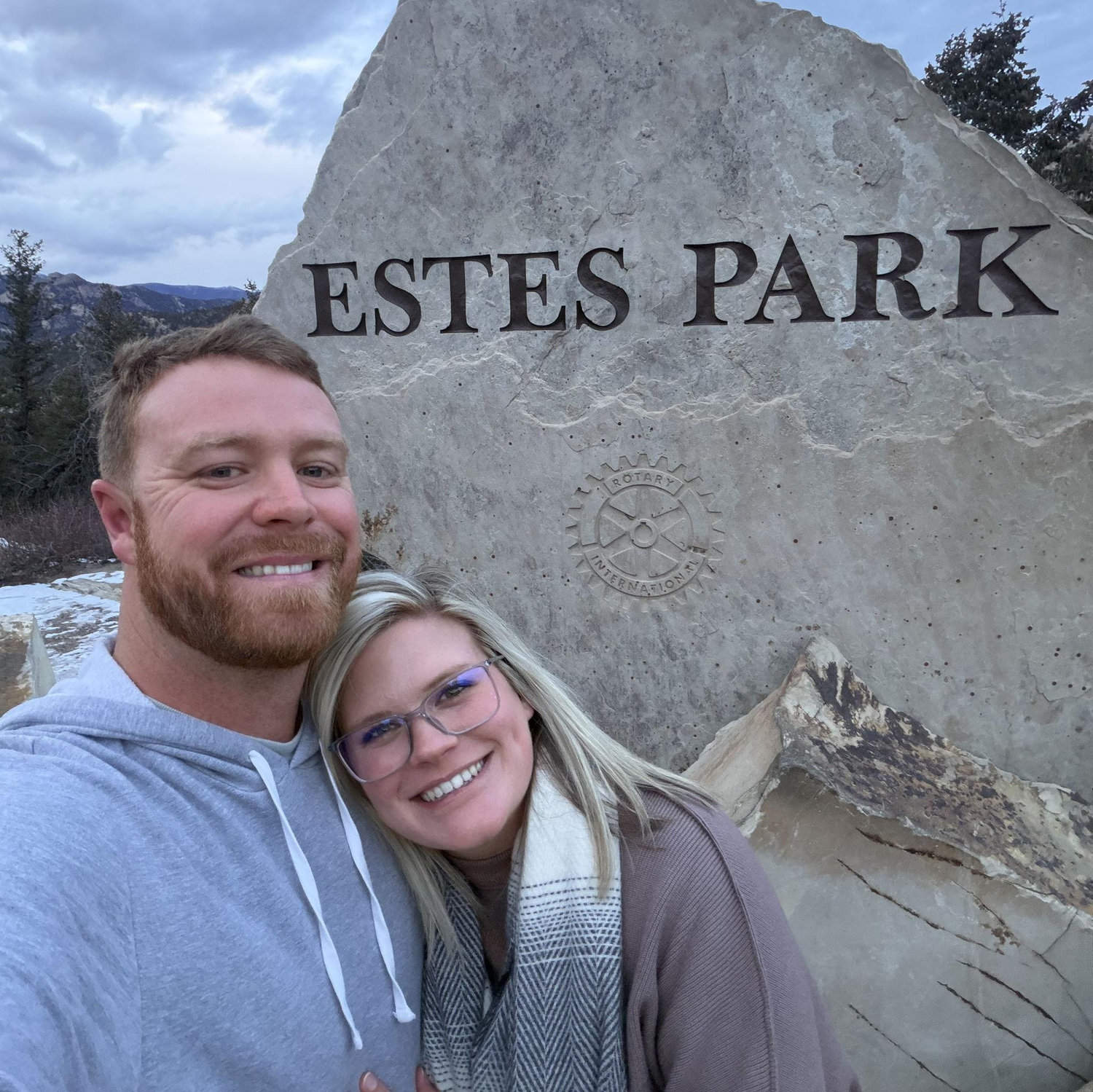 Our first trip as an engaged couple! We went to Estes Park for Colton's brother's wedding.