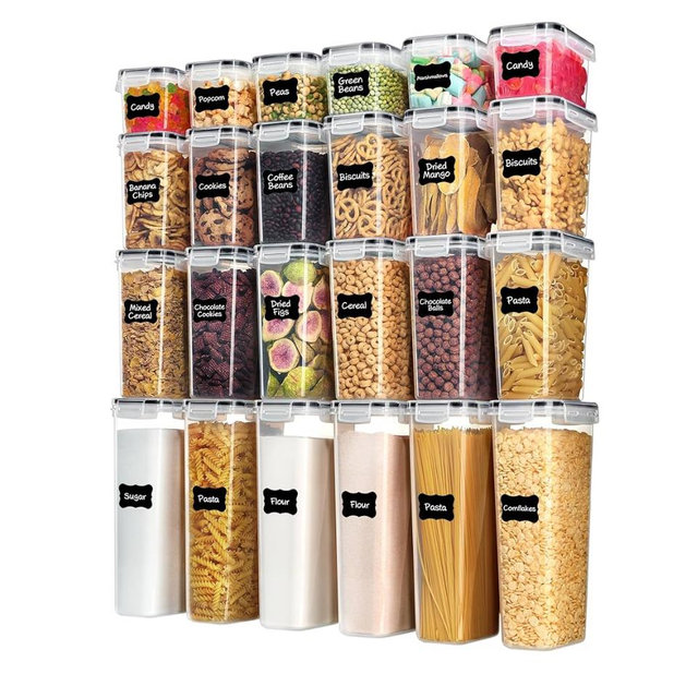 23 Piece Pantry Storage Container Set