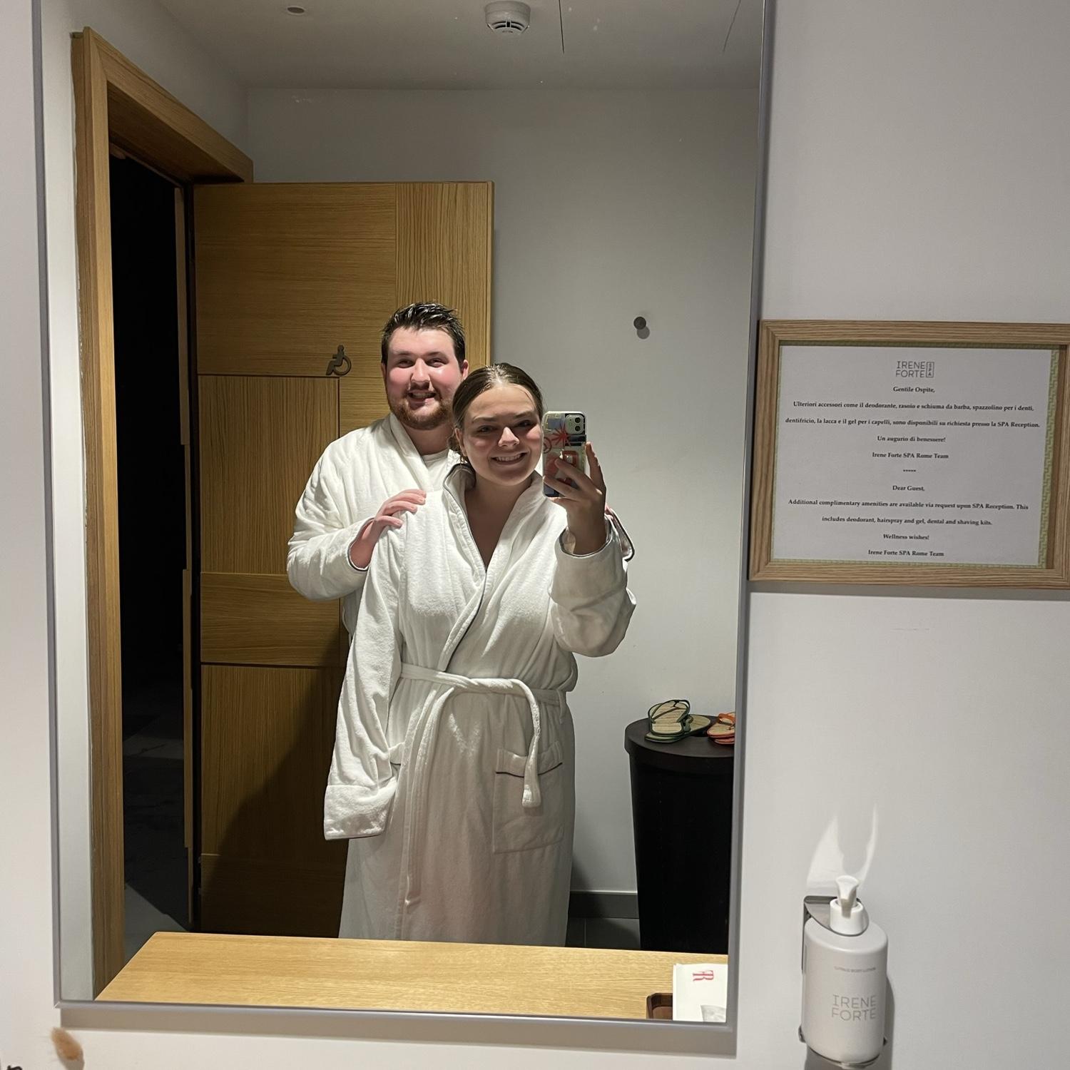 Spa day in Rome.