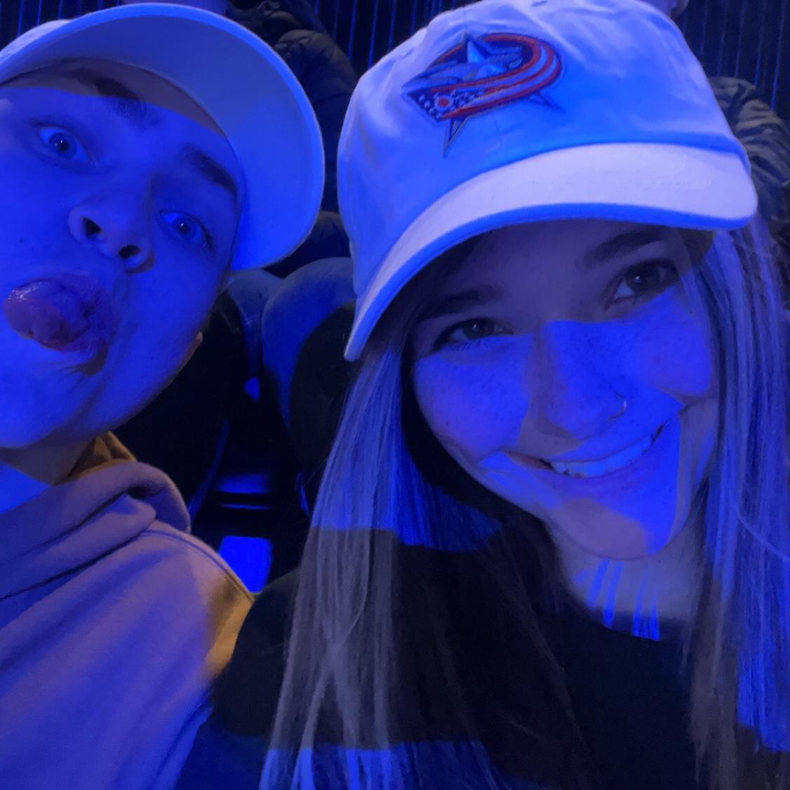 Our first hockey game 🏒 4/08/2023