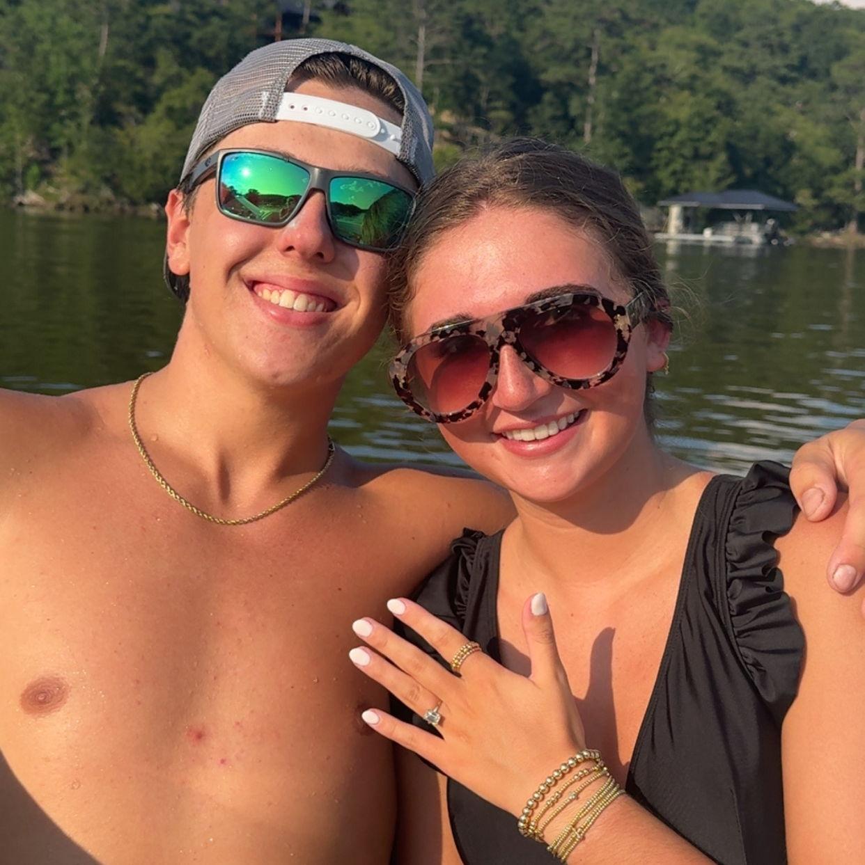 The day we got engaged!