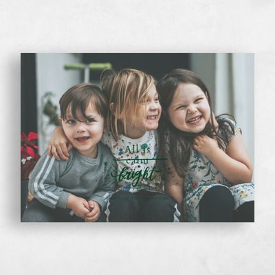 Forest, Green Holiday Card - Twilight Photo