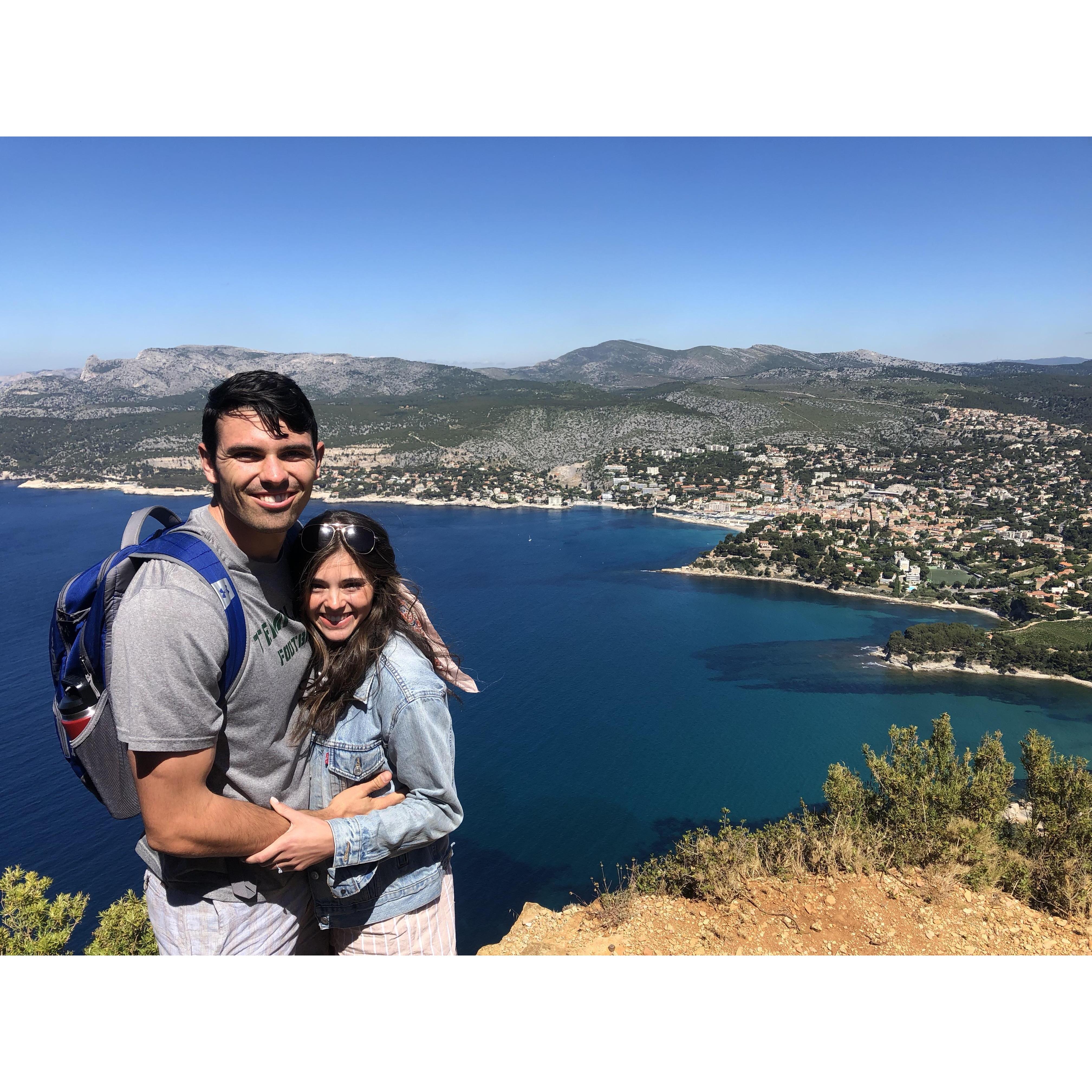 We loved Cassis, France! We were able to travel to Europe last year with two of our best friends right after we got engaged!