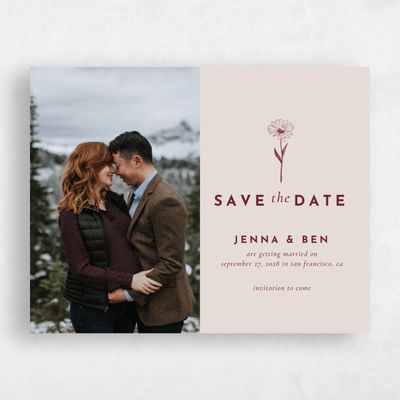 Wine, Red Wedding Save the Date - Prins Photo