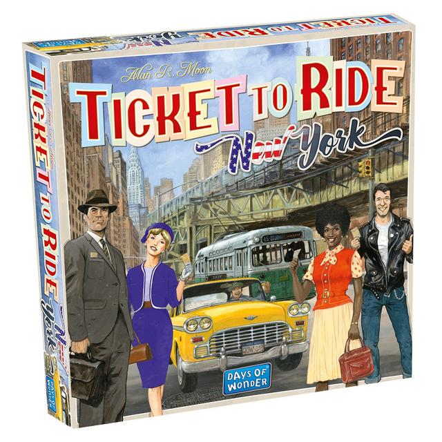 Ticket to Ride New York Board Game | Family Board Game | Board Game for Adults and Family | Taxi Game | Ages 8+ | For 2 to 4 players | Average Playtime 10-15 minutes | Made by Days of Wonder