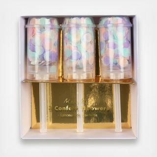 Mini Confetti Thrower Bundle, Set of 9