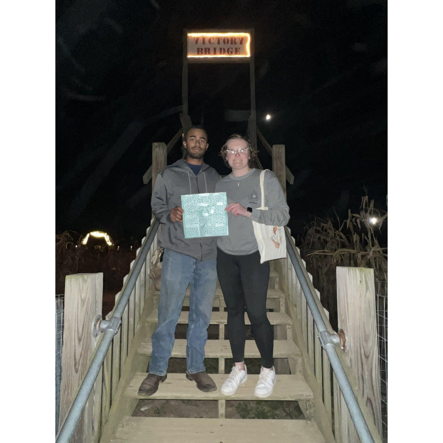 fun at the Tom's Corn Maze