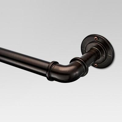 French Pipe Drapery Rod Bronze (66"x120") - Threshold™