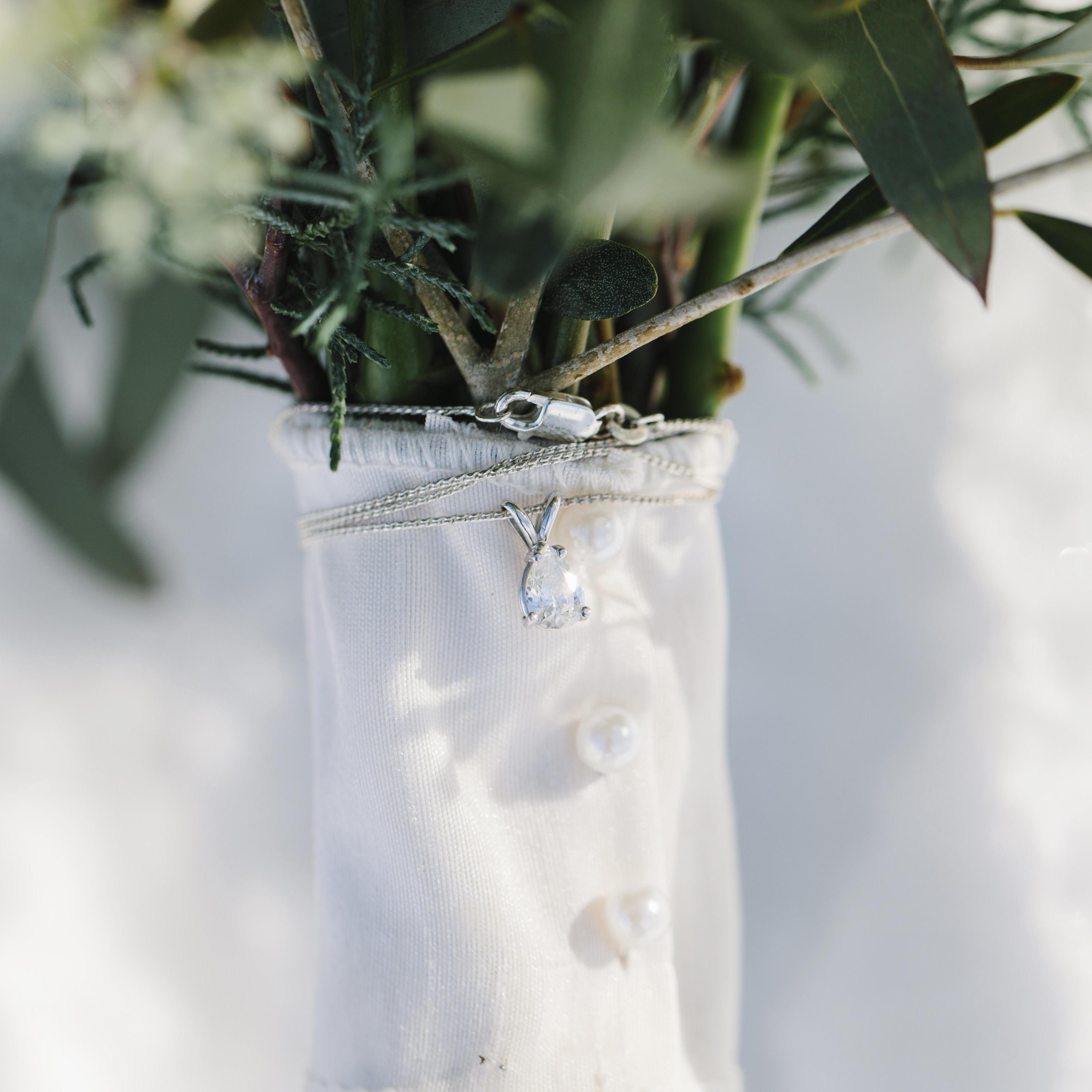 When Trista turned 18, her mother gifted her this necklace. It was made from the diamond Trista's late father gave to her mother as a 10-year anniversary gift.