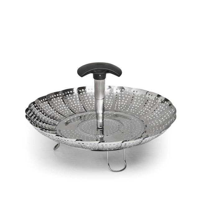 OXO Stainless Steel Good Grips Steamer with Extendable Handle, 7