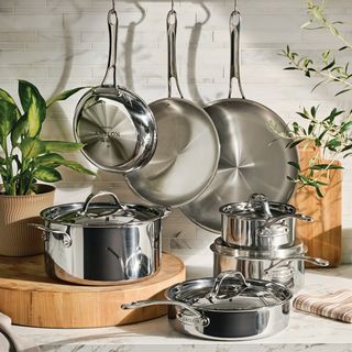 EverLast Tri-Ply Clad 11-Piece Cookware Set