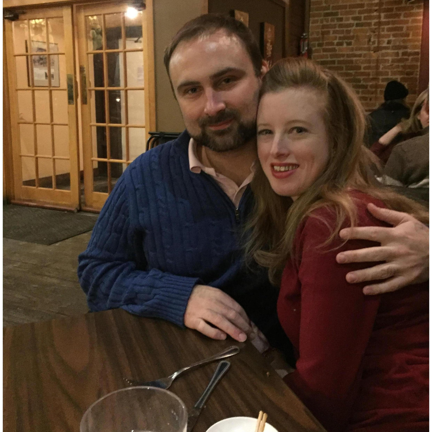 Dinner at one of our favorite local restaurants.