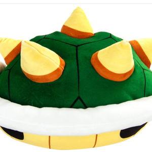 Club Mocchi-Mocchi Bowser Shell Plush - Super Mario Officially Licensed Squishy Collectible Plush Pillow - Gamer Room Decor - 15 Inch - Ages 3+