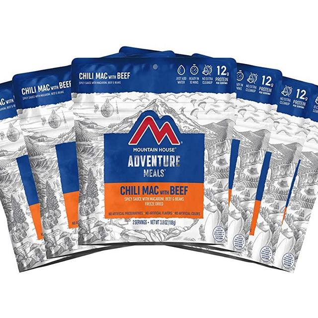 Mountain House Chili Mac with Beef | Freeze Dried Backpacking & Camping Food | Survival & Emergency Food