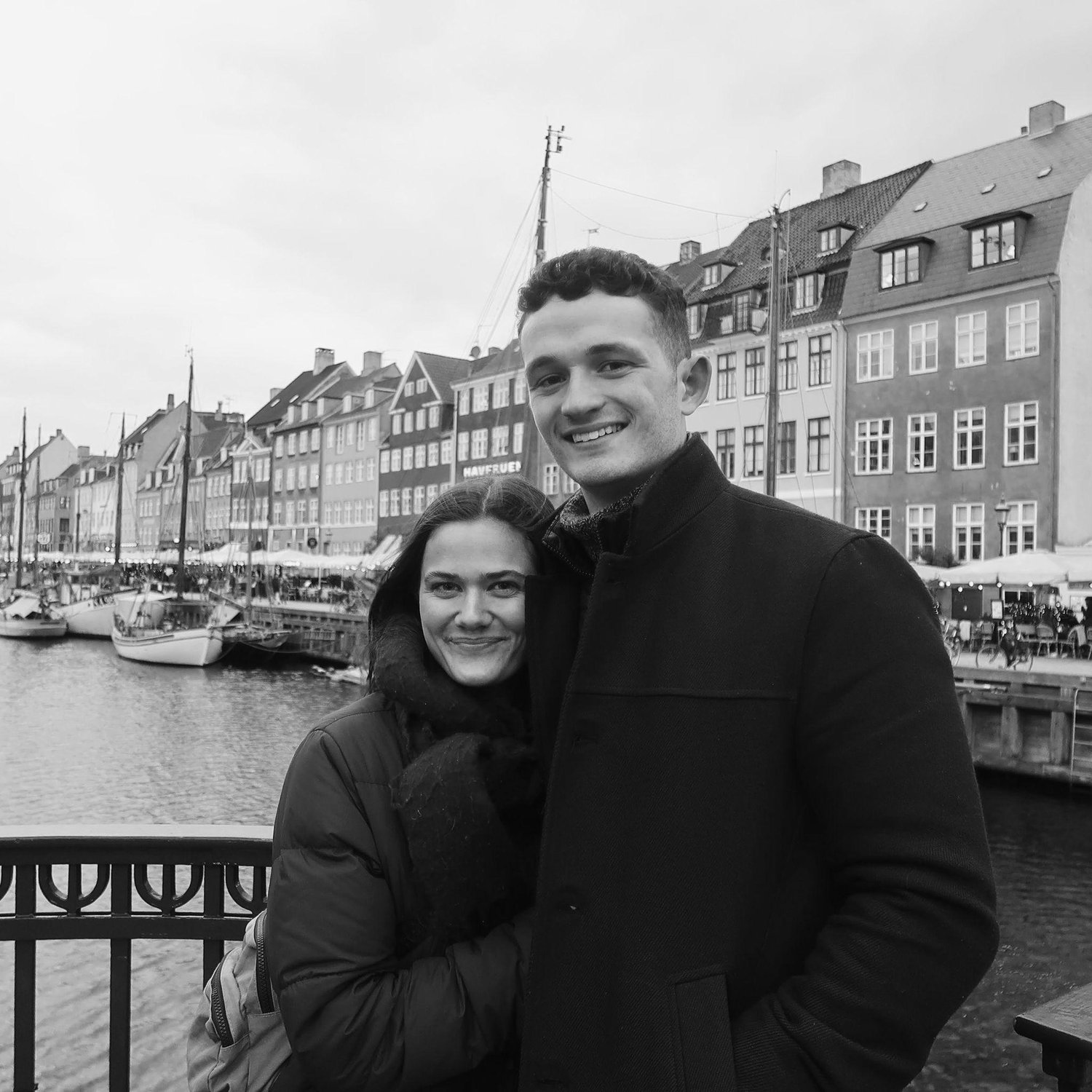 Us in Denmark where Brennan studied abroad in 2023. We loved it here <3