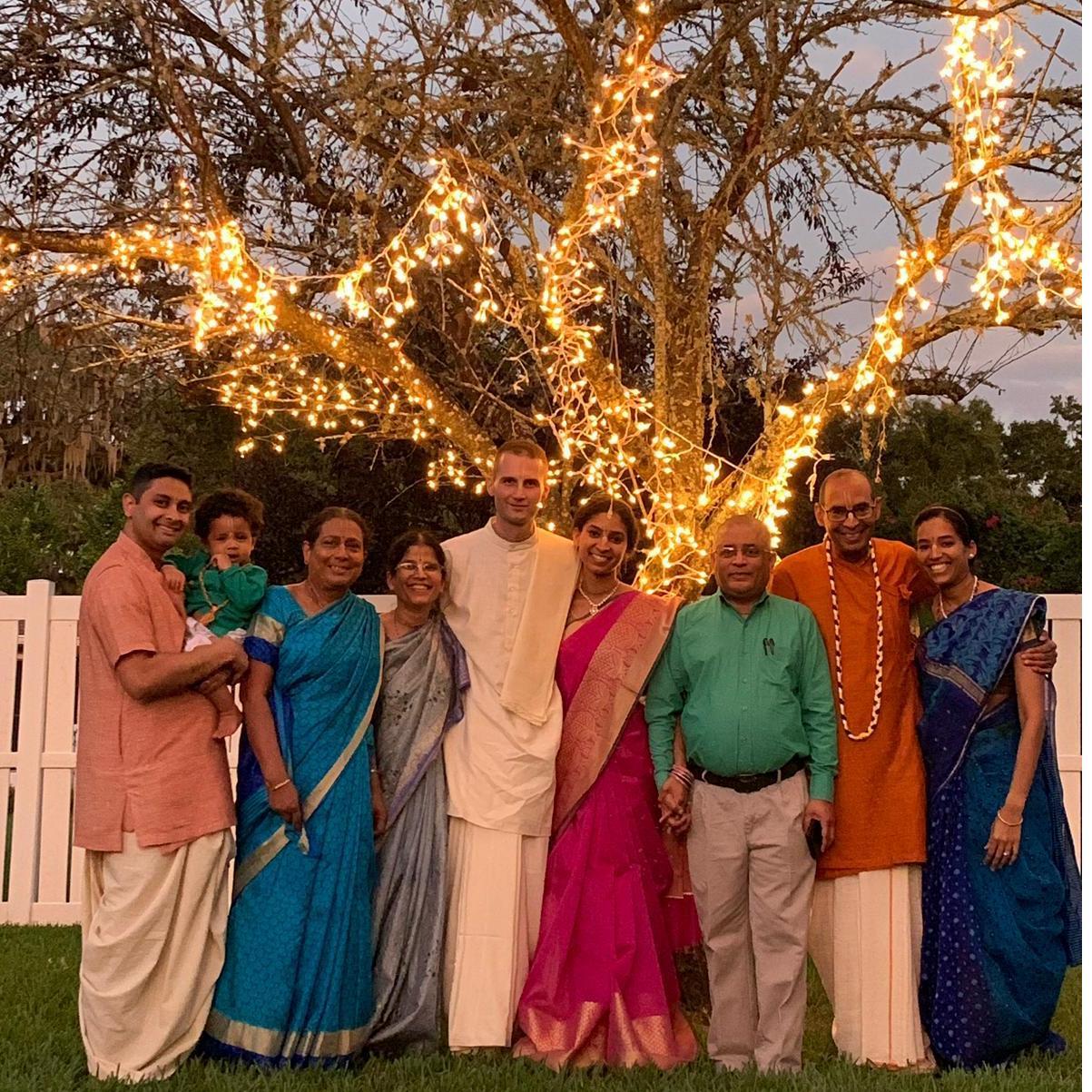 Engagement ceremony with New Zealand family on Skype!