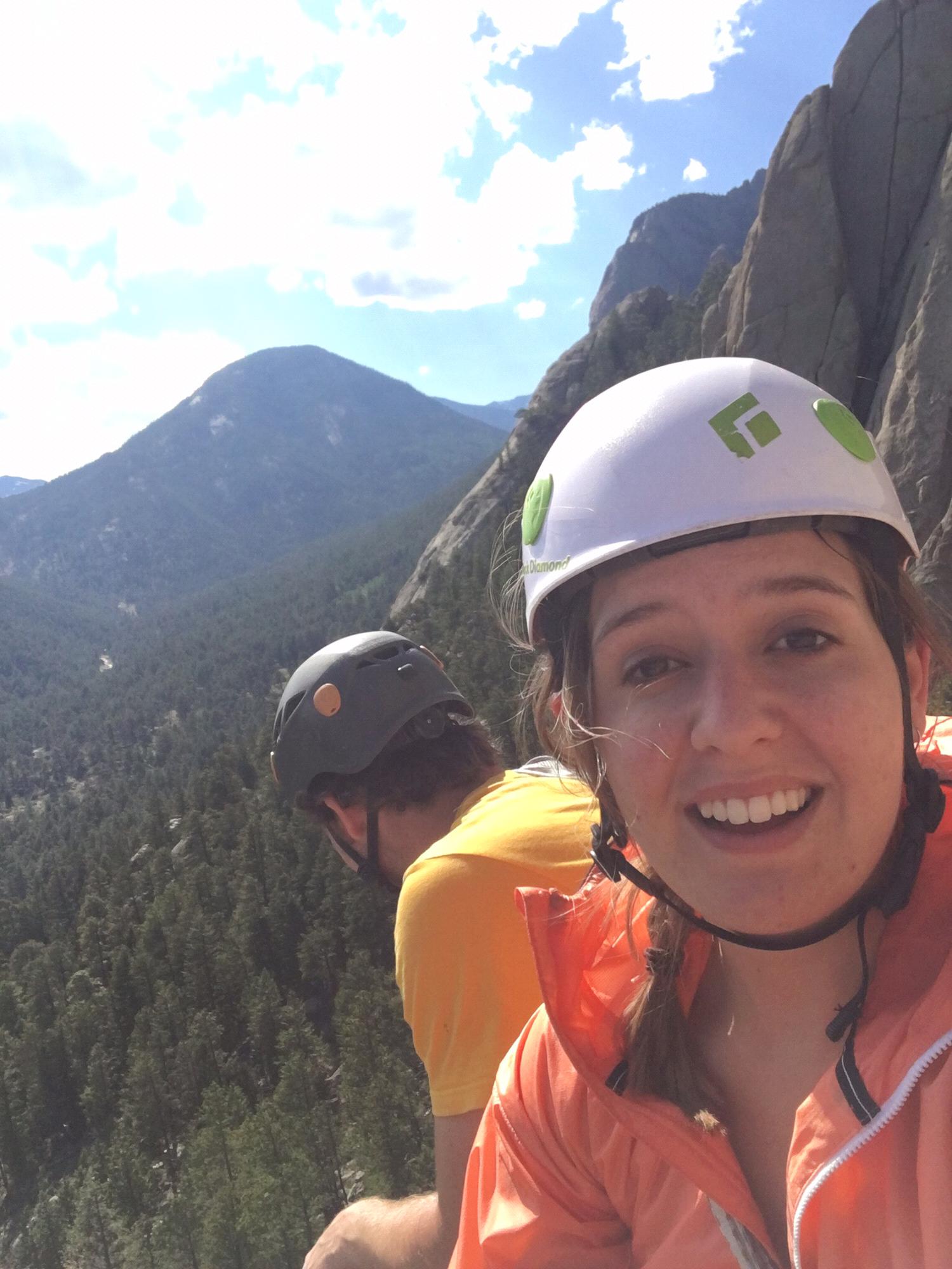 Views for days, snagged a selfie! Estes Park, CO
